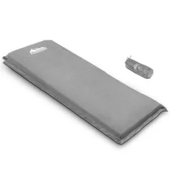Weisshorn Self Inflating Mattress 10CM Thick Single Camping Sleeping Mat Air Bed Pad Grey