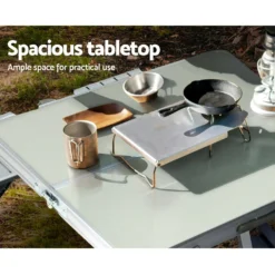 Weisshorn Camping Table With Chairs Folding Outdoor Picnic Beach BBQ 85CM