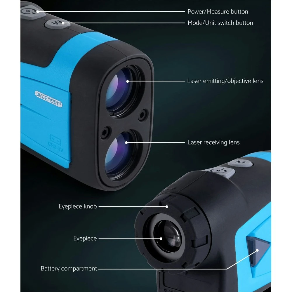 Golf Laser Range Finder 600M Hunting Rangefinder Distance Height Speed Measure 5 Golf Laser Range Finder 600M Hunting Rangefinder Distance Height Speed Measure - Image 3