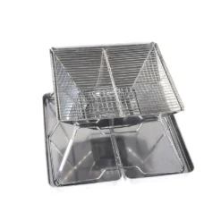 Traderight Group Charcoal BBQ Grill Foldable Barbecue Portable Outdoor Steel Roast Camping Smoker -AU Camping Equipment Sales W1wxNyOi1lrKcwTYOWrX suTk