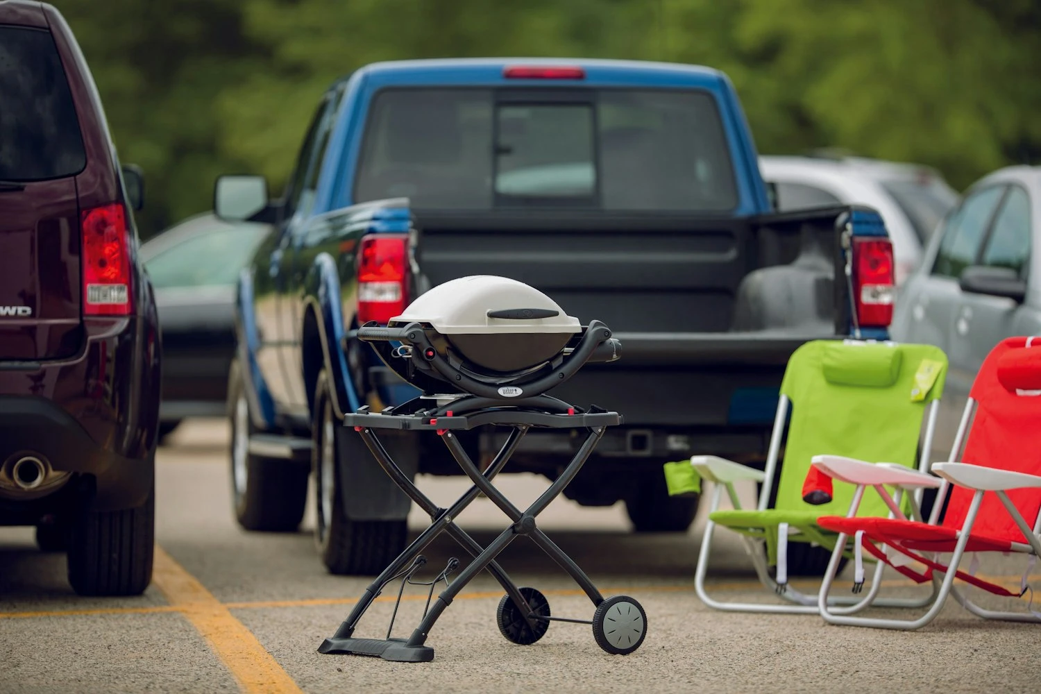 Weber Q Portable Cart For Q1000 Q2000 Series 7 Weber Q Portable Cart For Q1000 Q2000 Series - Image 5