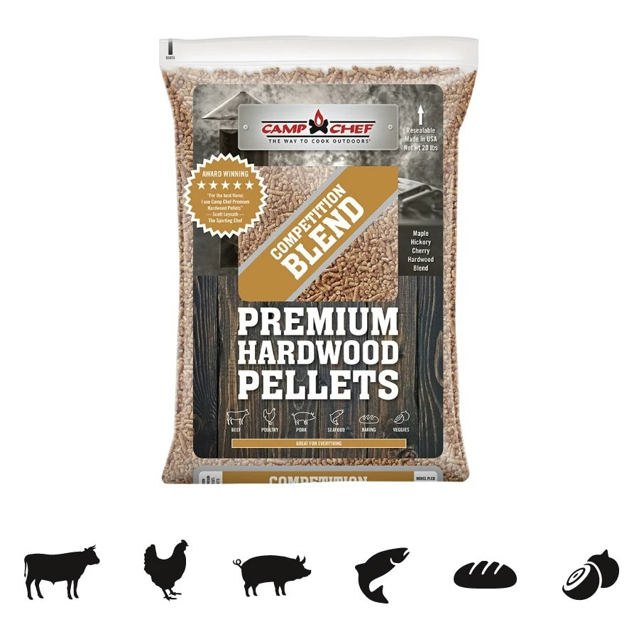 Camp Chef Competition Blend Premium Hardwood Pellets (9.07kg) 3 Camp Chef Competition Blend Premium Hardwood Pellets (9.07kg)