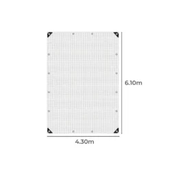 Manan Tarp Tarpaulin 200GSM Camping Heavy Duty Tent Waterproof Cover 4.3mx6.1m -AU Camping Equipment Sales XTlhTAtc77YENiDfU VZ e L8