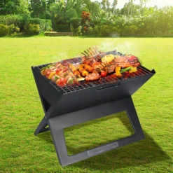 Traderight Group Portable Charcoal BBQ Grill Outdoor Camping Barbecue Set Picnic Foldable Smoker -AU Camping Equipment Sales XomvEHZZq4Cw26xvvpyRASAus