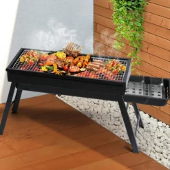 Moyasu Charcoal BBQ Grill Portable Smoker Barbecue Outdoor Foldable Camping Set -AU Camping Equipment Sales YAMzirBaecoyJ1IW8ewZgALWg