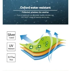 Instahut Gazebo Pop Up Marquee 3x4.5 Outdoor Tent Folding Wedding Gazebos Navy -AU Camping Equipment Sales YHz5ejy0WjdINXpxao3zVEW64