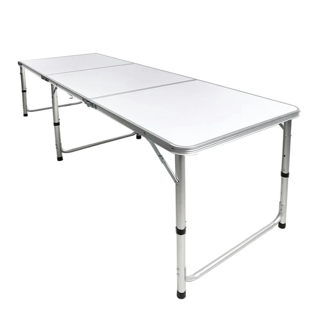 Levede Folding Camping Table Aluminium Portable Picnic Outdoor Foldable 180cm 3 Levede Folding Camping Table Aluminium Portable Picnic Outdoor Foldable 180cm