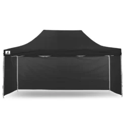 Gazebo Tent Marquee 3x4.5m PopUp Outdoor Wallaroo Black 17 Gazebo Tent Marquee 3x4.5m PopUp Outdoor Wallaroo Black -AU Camping Equipment Sales ZsSg3s2W1cALp94XA64 J PU