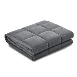 Kids 2.3KG Weighted Blanket Heavy GravityMicrofibre Cover Comfort Better Sleep Grey