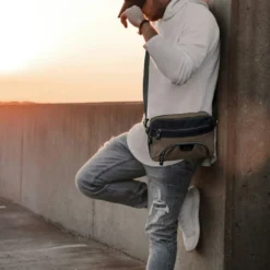 FIB Byron East West Sling Shoulder Bag Travel Adjustable Strap - Brown -AU Camping Equipment Sales acXd53u2IwjP bllW6i7jB FY