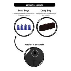 Gazebo Tent Marquee 3x4.5m PopUp Outdoor Wallaroo Black 21 Gazebo Tent Marquee 3x4.5m PopUp Outdoor Wallaroo Black -AU Camping Equipment Sales ao9hIP8ArtGh7ciHehsPuL0fE