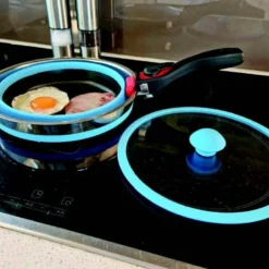 Non Stick Collapsible Silicone Pots Set Of 3 9 Non Stick Collapsible Silicone Pots Set Of 3 -AU Camping Equipment Sales arG2MIlnaII7se42hDgIhi1Ew