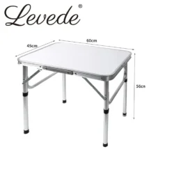 Levede Camping Table Folding Aluminium Portable Picnic Outdoor Foldable BBQ Desk -AU Camping Equipment Sales b1blJ7h e558eskvJ87NQSgQI