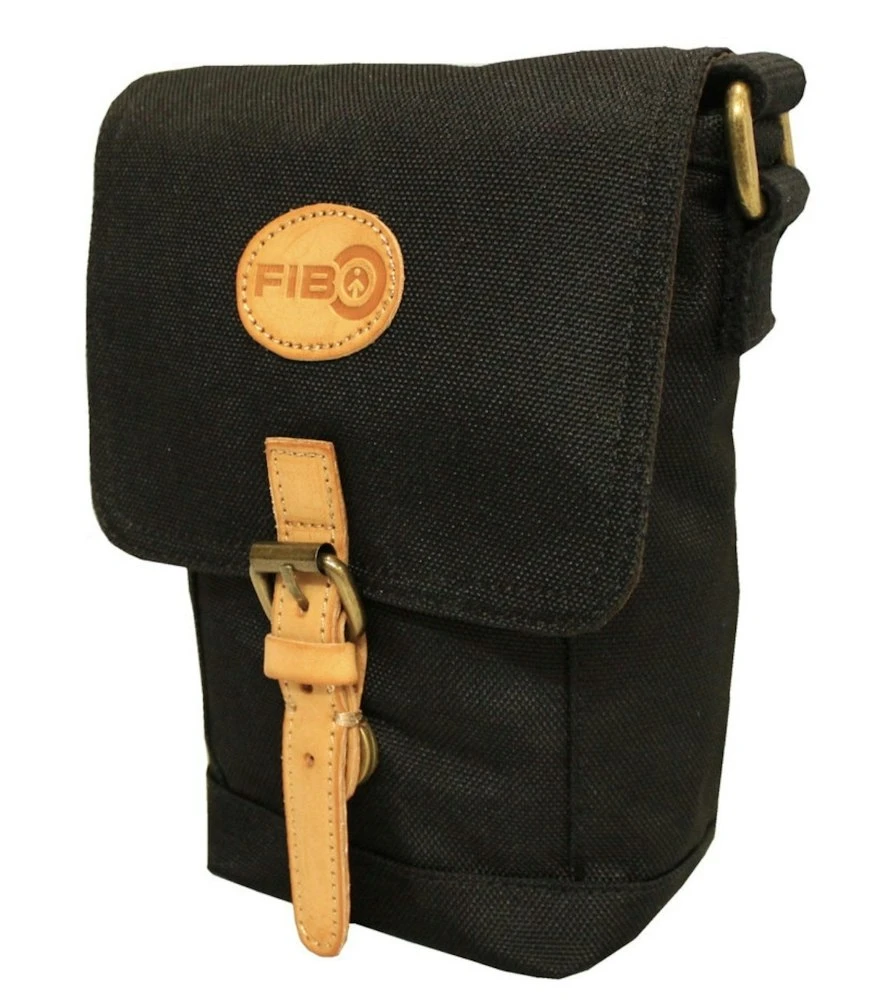 FIB Water Resistant Small Shoulder Canvas Bag W Adjustable Shoulder Strap - Black 3 FIB Water Resistant Small Shoulder Canvas Bag W Adjustable Shoulder Strap - Black