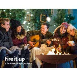 Grillz Rustic Copper Fire Pit Charcoal Iron Bowl Outdoor Patio Wood Fireplace -AU Camping Equipment Sales c6IqfE1 SKBe t9e8PIhL Z10