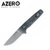 Azero Micarta Handle Knife W Molle Sheath - 225mm
