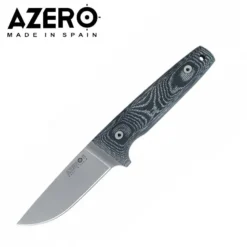 Azero Micarta Handle Knife W Molle Sheath - 225mm