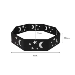 Moyasu Round Fire Pit Ring Outdoor Fireplace Camping Firepit Steel Portable 36" -AU Camping Equipment Sales fONHVYkF9Y4FApJfyLxqXRlBU