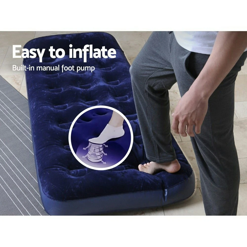 Bestway Single Air Bed Inflatable Mattresses Sleeping Mats Home Camping Outdoor 7 Bestway Single Air Bed Inflatable Mattresses Sleeping Mats Home Camping Outdoor - Image 5