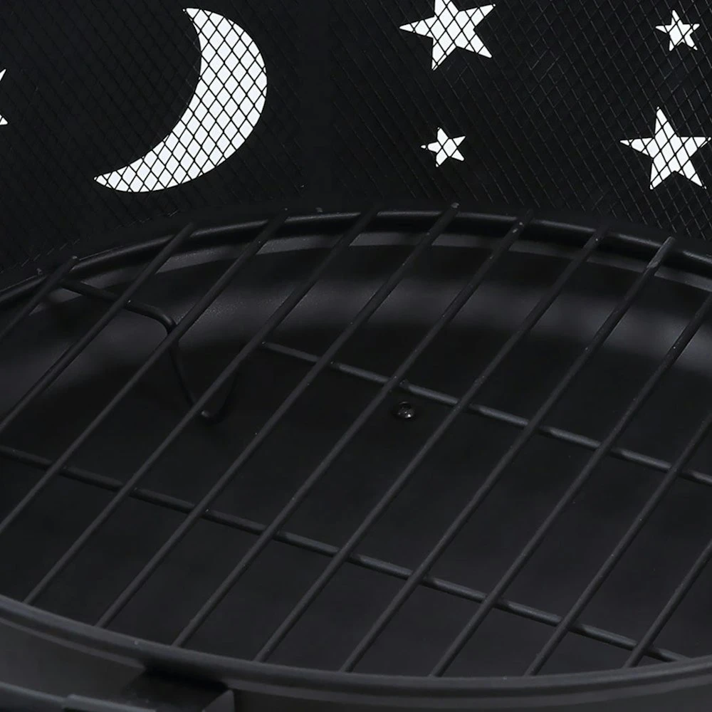 Traderight Group Fire Pit BBQ Grill Pits Outdoor Fireplace Camping Portable Garden Patio Heater 7 Traderight Group Fire Pit BBQ Grill Pits Outdoor Fireplace Camping Portable Garden Patio Heater - Image 5