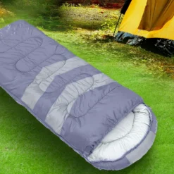 Mountview Single Sleeping Bag Bags Outdoor Camping Hiking Thermal -10℃ Tent Grey -AU Camping Equipment Sales hUWd6cYpYYf7h ISXYJ1k6H Y