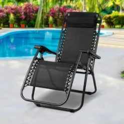 Zero Gravity Chair Outdoor Chairs Beach Lounger Portable Reclining Sun Lounge Folding Camping Black 15 Zero Gravity Chair Outdoor Chairs Beach Lounger Portable Reclining Sun Lounge Folding Camping Black -AU Camping Equipment Sales hW1J5gRjn4ym9wOB4itm1wHr8