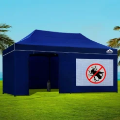 Instahut Gazebo 3x6m Marquee Pop Up Gazebos Blue