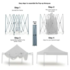 Gazebo Tent Marquee 3x3 PopUp Outdoor Wallaroo White -AU Camping Equipment Sales hlF5P 9dD1H HzBbAa qBMnM