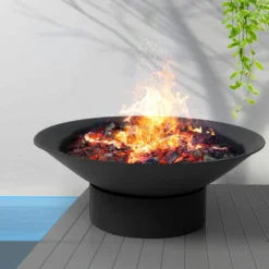 Moyasu 2IN1 Fire Pit Bowl Fireplace Firepit Garden Outdoor Camping Patio Heater -AU Camping Equipment Sales i2nvo EnAfIogQETlBQw3M5v8