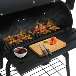 Wallaroo 2-in-1 Outdoor Barbecue Grill & Offset Smoker -AU Camping Equipment Sales i4wDORfAlpw trFJ bdgkTICg