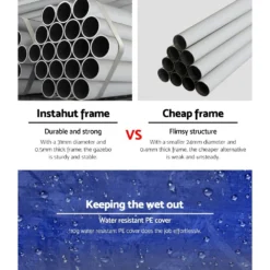 Instahut Gazebo 3x9 Outdoor Marquee Wedding Gazebos Tent Canopy Camping Tent BU -AU Camping Equipment Sales iCe0abrMjcK0JsZCp nHTb4A8