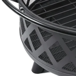 Moyasu Fire Pit BBQ Grill Fireplace Outdoor Portable Camping Heater Patio Garden -AU Camping Equipment Sales iQ0g1tTvhw 4OnXRUWBTpNmQk