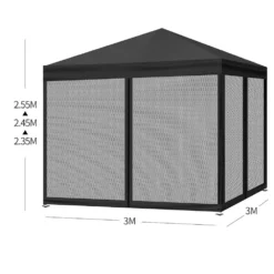 Mountview Gazebo Pop Up Marquee Outdoor Canopy 3x3m Wedding Tent Mesh Side Wall -AU Camping Equipment Sales iWRCeYcsDTTE1NVk8bXl08jvo