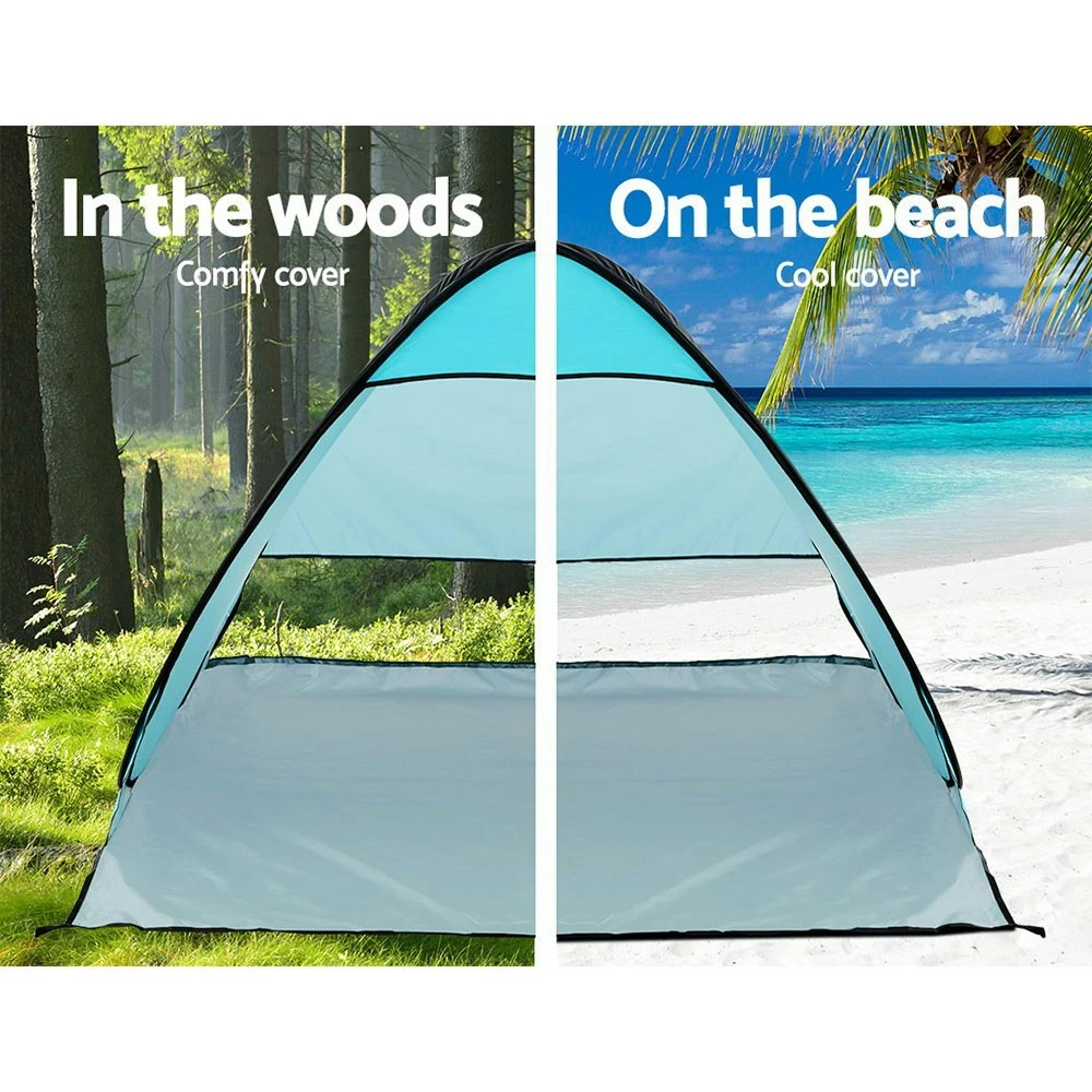 Weisshorn Pop Up Beach Tent Camping Hiking 3 Person Sun Shade Fishing Shelter 6 Weisshorn Pop Up Beach Tent Camping Hiking 3 Person Sun Shade Fishing Shelter - Image 4