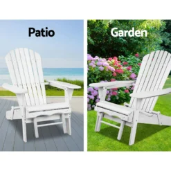 Gardeon Outdoor Chair Beach Chairs Wooden Adirondack Sun Lounge Lounger Day Bed Patio Garden Furniture Foldable Ottoman Gardeon -AU Camping Equipment Sales lJtlm8oj43Vrx4ToOgQo6dRd0