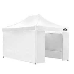 Instahut Gazebo Pop Up Marquee 3x4.5m Folding Wedding Tent Gazebos Shade White