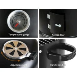 Grillz Outdoor BBQ Grill Smoker Charcoal 3in1 Thermometer Portable Camping Cook 14 Grillz Outdoor BBQ Grill Smoker Charcoal 3in1 Thermometer Portable Camping Cook -AU Camping Equipment Sales mSWAywEJN7 jNV3g5 Hd2qSc