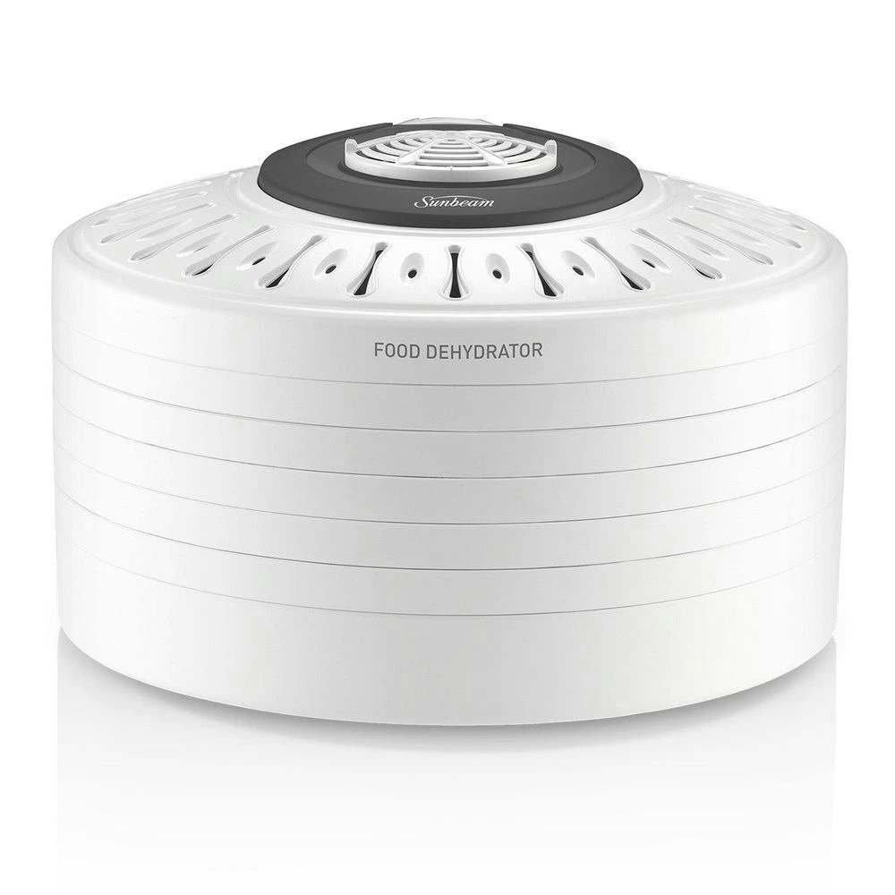 Sunbeam DT5600 Food Dehydrator 5 Stackable Drying Racks With Fruit Roll Tray 3 Sunbeam DT5600 Food Dehydrator 5 Stackable Drying Racks With Fruit Roll Tray