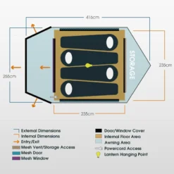 San Hima Grampians 4P Inflatable Air Tent Instant Up Camping Shelter Family Hiking -AU Camping Equipment Sales qHt91eLv8qw9zXC8eTF9n9Ixc