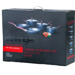 Clevinger 5 Piece Non-Stick Cookware Set -AU Camping Equipment Sales rDboi3q1s2TKeQWqsWeRWbftw