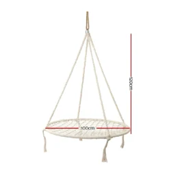 Kids Nest Swing Hammock Chair 100CM Large Web Seat Outdoor Tree Spider 10 Kids Nest Swing Hammock Chair 100CM Large Web Seat Outdoor Tree Spider -AU Camping Equipment Sales rfgjZOQDtjLgpPgPCUafeD3go