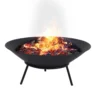 Moyasu Fire Pit Bowl 2IN1 Fireplace Camping Firepit Garden Outdoor Patio Heater