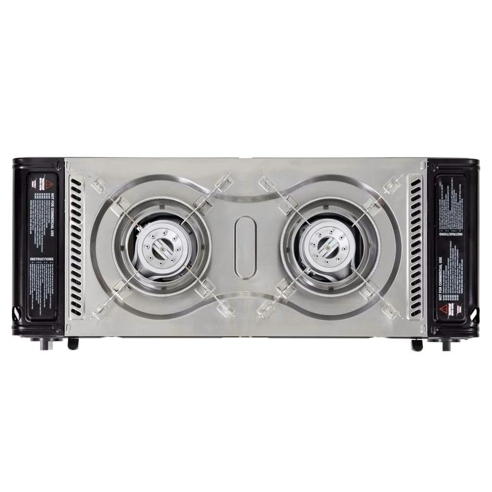 Gasmate - Travelmate II Deluxe Twin Stove With Hotplate 6 Gasmate - Travelmate II Deluxe Twin Stove With Hotplate - Image 4