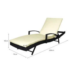 2PCS Levede Outdoor Sun Lounger Furniture Wicker Lounge Garden Patio Bed Cushion -AU Camping Equipment Sales t EUYR99EG6lNGSHVFSS3tAUU 1