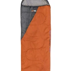 BlackWolf Solstice Jumbo 300 Sleeping Bag Camping Hiking - Red/Charcoal