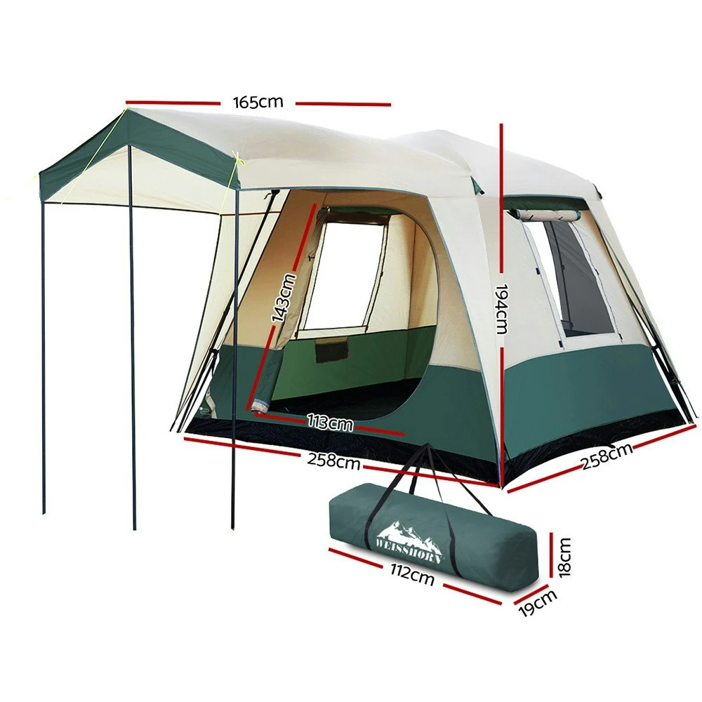 Weisshorn Instant Up Camping Tent 4 Person Pop Up Tents Family Hiking Dome Camp 4 Weisshorn Instant Up Camping Tent 4 Person Pop Up Tents Family Hiking Dome Camp - Image 2