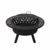 Moyasu Fire Pit BBQ Grill Outdoor Fireplace Camping Firepit Steel Portable 38" -AU Camping Equipment Sales tVBMZvGCBMLbAywTKTKrrwag