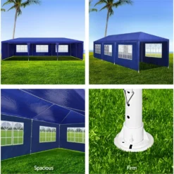 Instahut Gazebo 3x9 Outdoor Marquee Wedding Gazebos Tent Canopy Camping Tent BU -AU Camping Equipment Sales uY5r34 kful6KYhFQ1nCtl4U