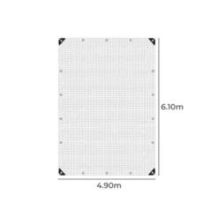 Manan Tarp Tarpaulin 200GSM Camping Heavy Duty Tent Waterproof Cover 4.9mx6.1m -AU Camping Equipment Sales vSIV7iD7GC3FOZY2V9CVXto0I