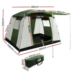 Weisshorn Instant Up Camping Tent 6 Person Pop Up Tents Family Hiking Dome -AU Camping Equipment Sales w1ZP1ZoBMbIYcjWUkaryj2j6M